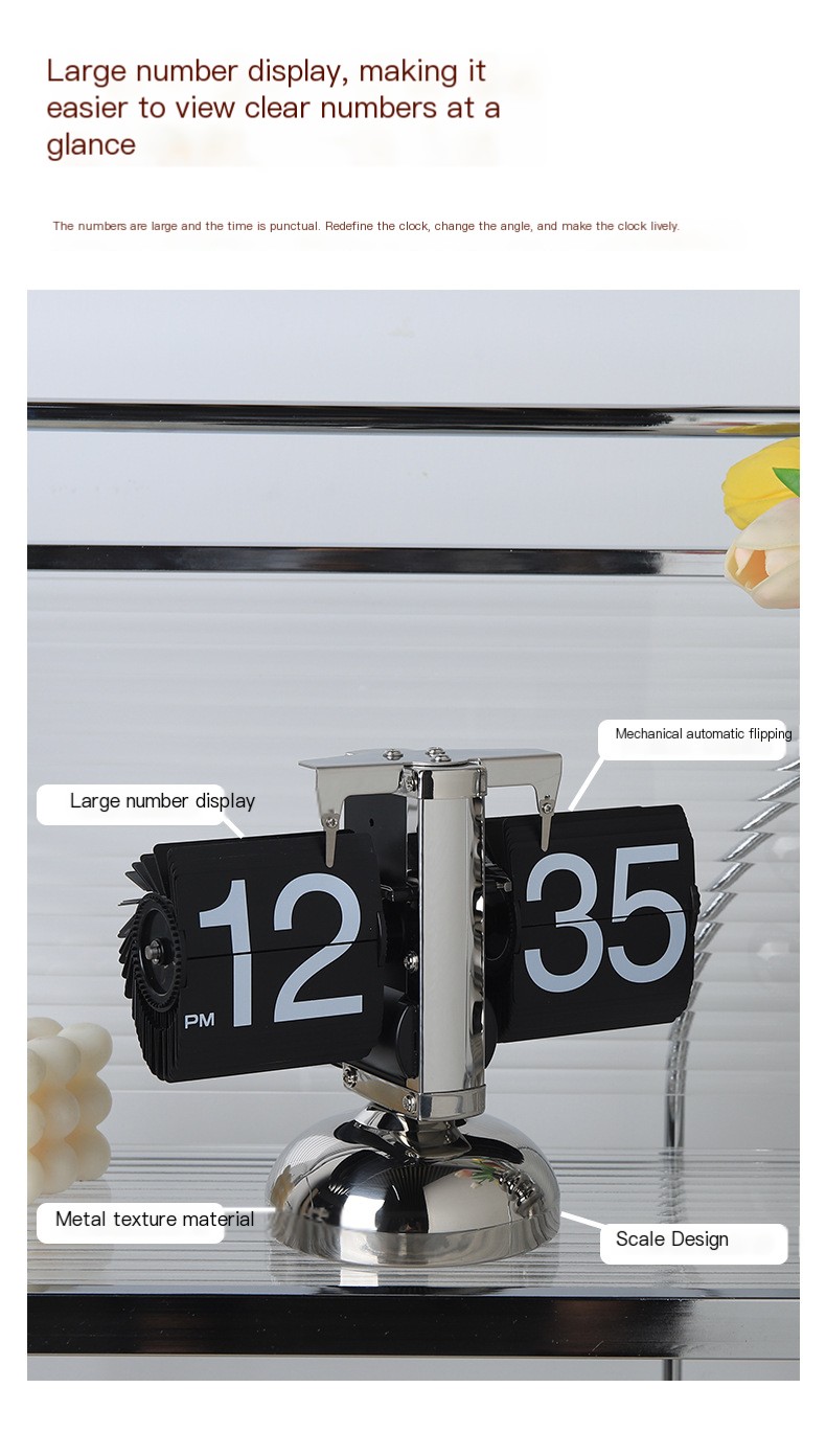 Automatic Page Turning Clock Image 4