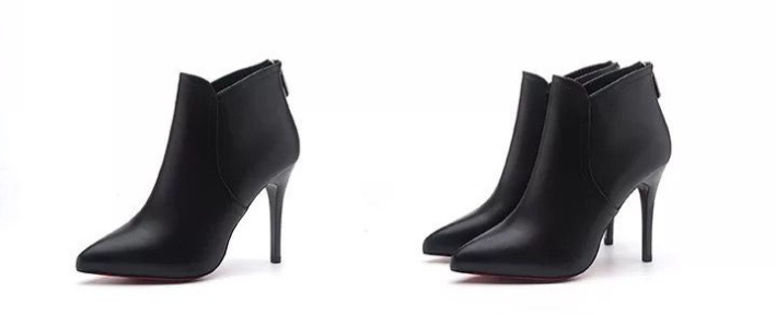 High-heeled Short Boots - Image 1