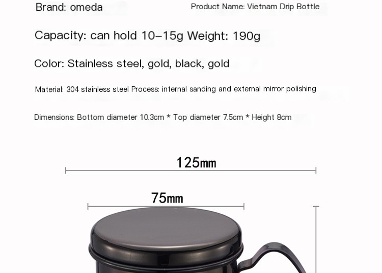 Vietnamese Drip Pot