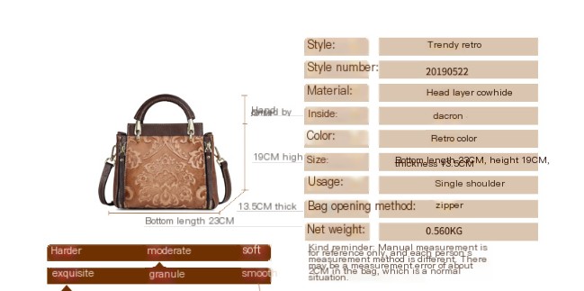 Genuine Leather Handbag