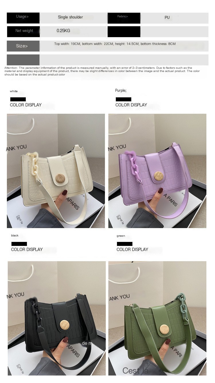 French-inspired chain bag