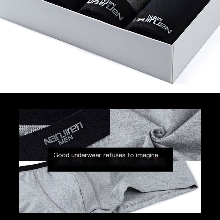 Men's Cotton Boxed Underwear