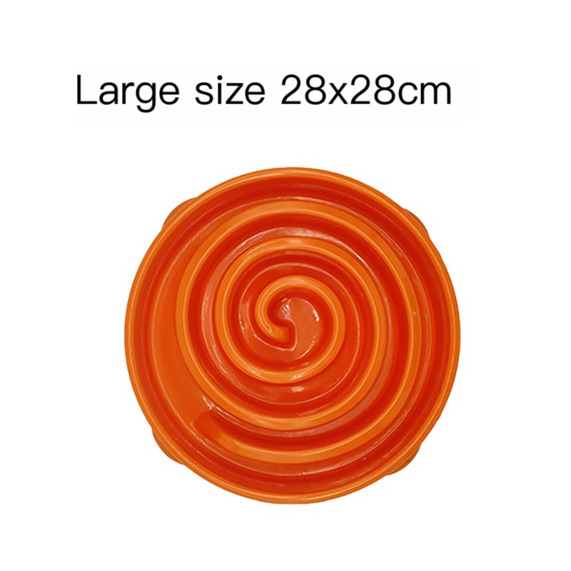 Dog Bowl Coral Orange