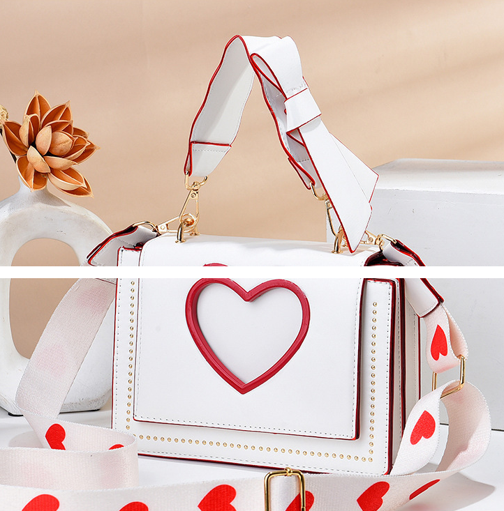 Charming Bow Mini Crossbody Bag - White