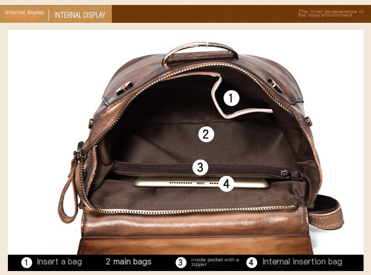 Motaora Women's Vintage Backpack - Image 4