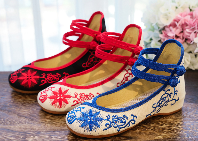 Embroidered Shoe Image 1