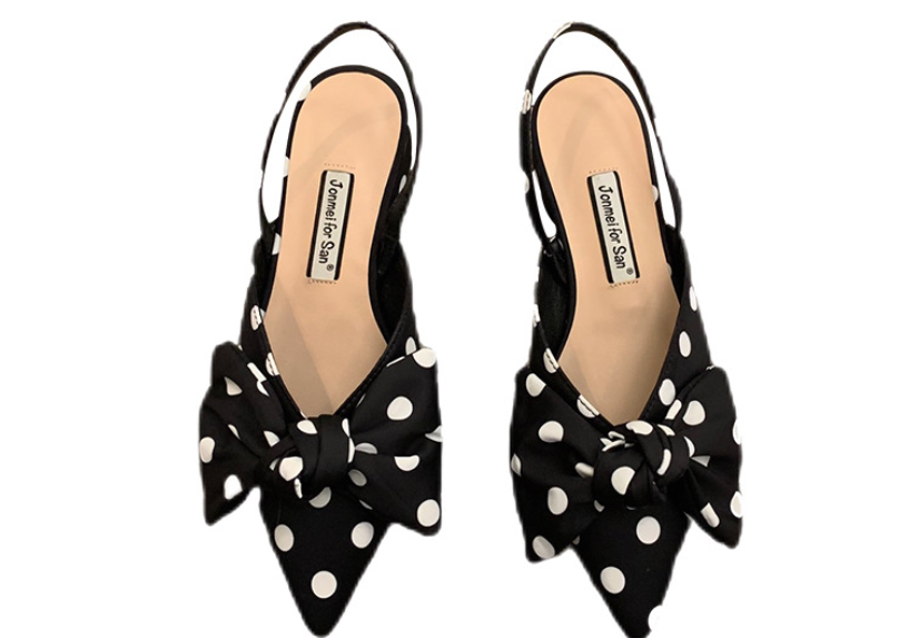 Bowknot Pointed High Heels