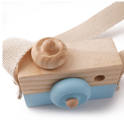 Wooden Camera Toy - Grey