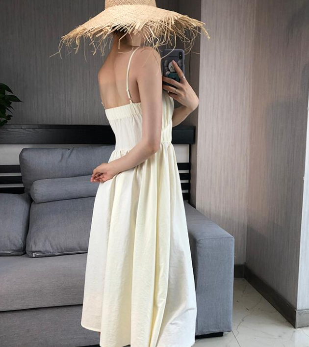 French Elegant Dress White