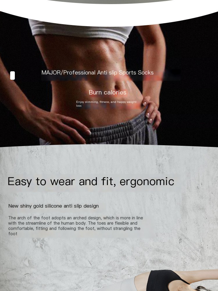 Over-the-knee yoga socks