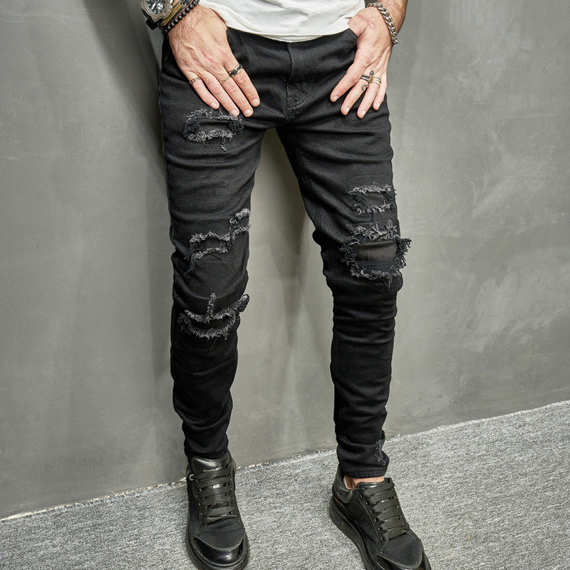 Distressed Denim Jeans