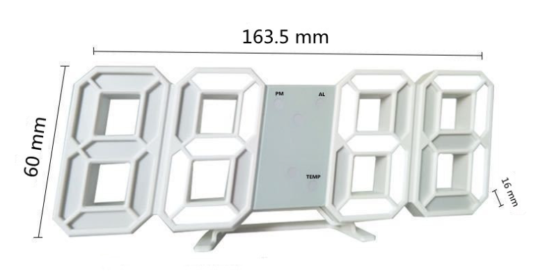 3D LED Clock