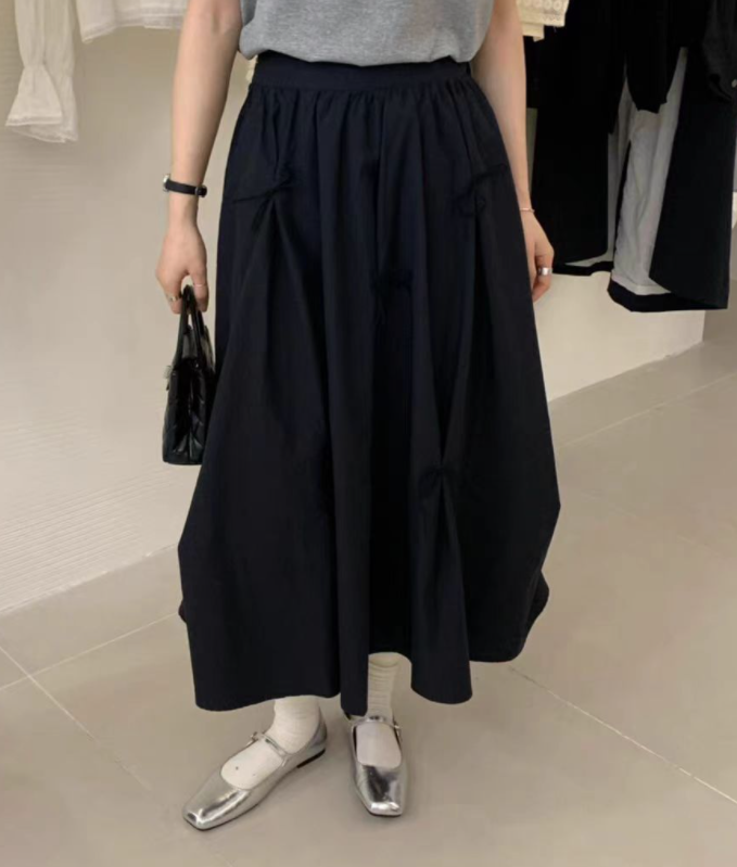 A-line Skirt - White