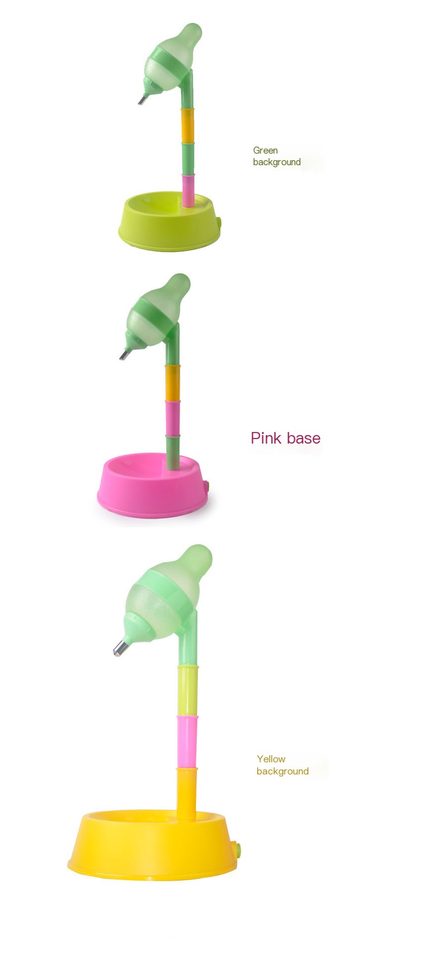 Jiejie High Pet Water Fountain - Green Base