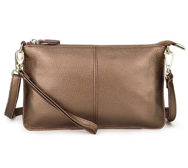 Women Genuine Leather Day Clutch