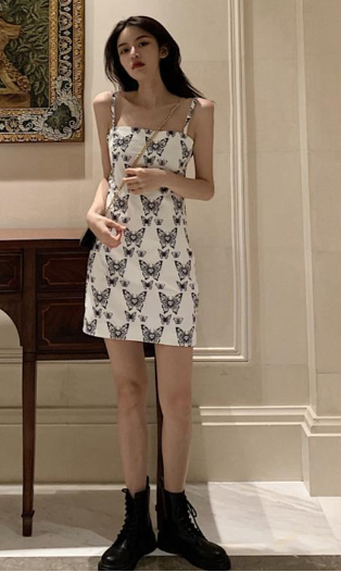 High-Waisted Split Sleeveless Dress Image 3