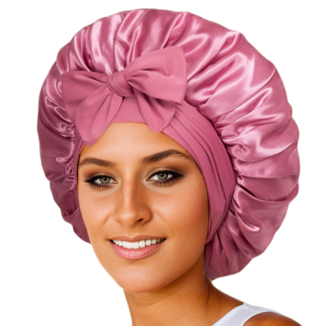 Double Layered Satin Bonnet image