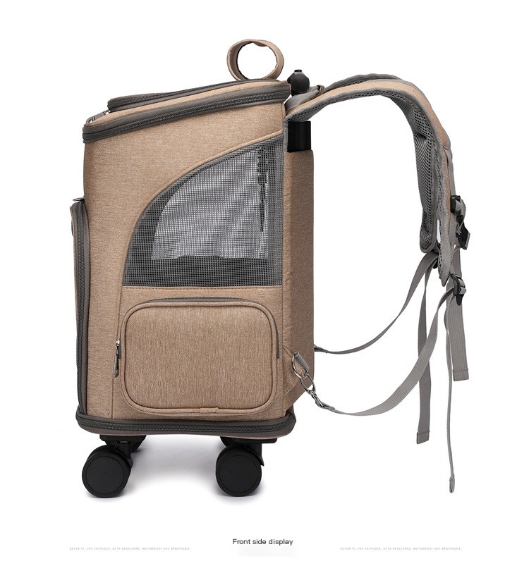 Pull Rod Pet Bag - Ideal for Cats and Small Dogs