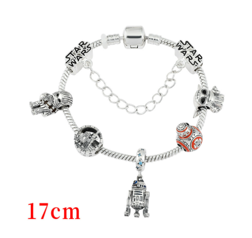 Skeleton Jack and Sally Charm Bracelet 3