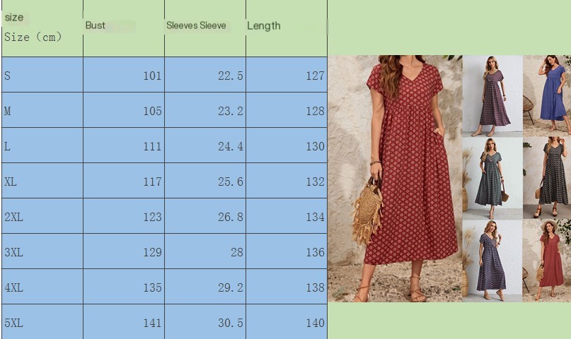 Vacation Floral Maxi Dress