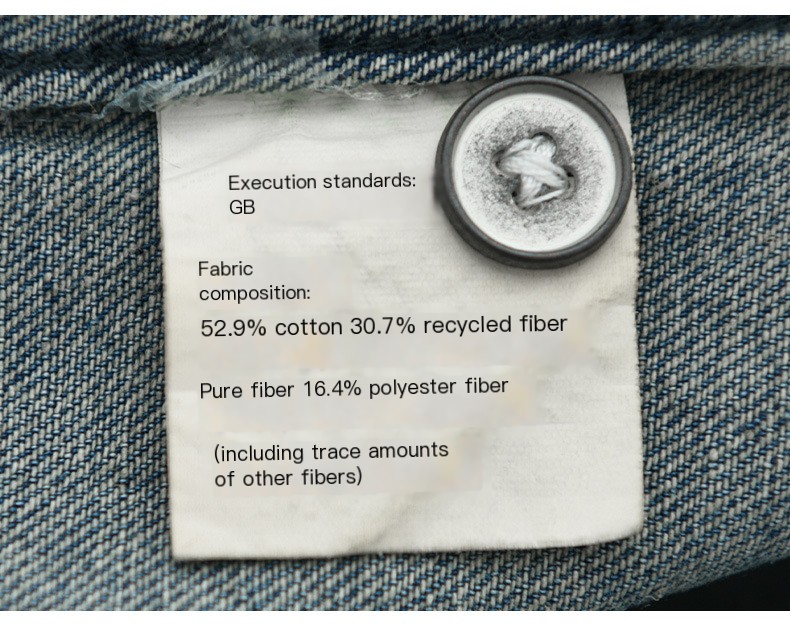 Denim contrasting color striped shirt