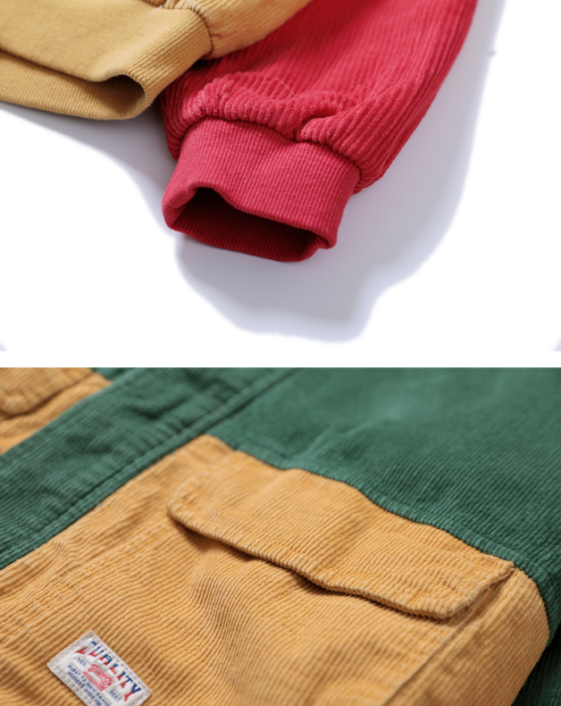 Hip Hop Corduroy Jacket Image 5
