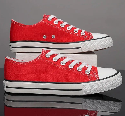 Retro Canvas Sneakers Image 5