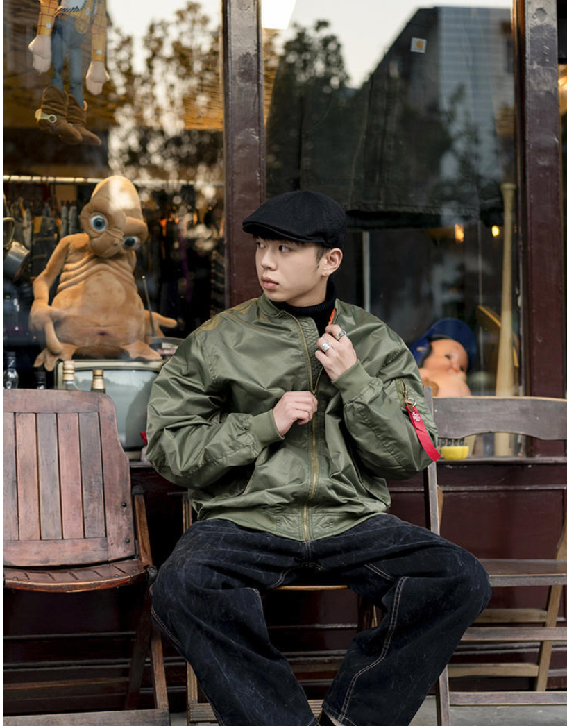 Leanna Bomber Jacket in Action