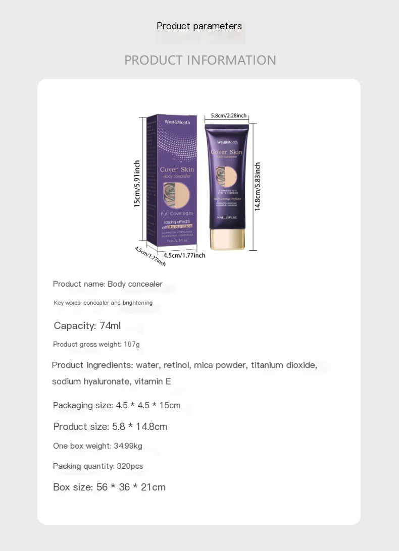 West&Month Concealer Range