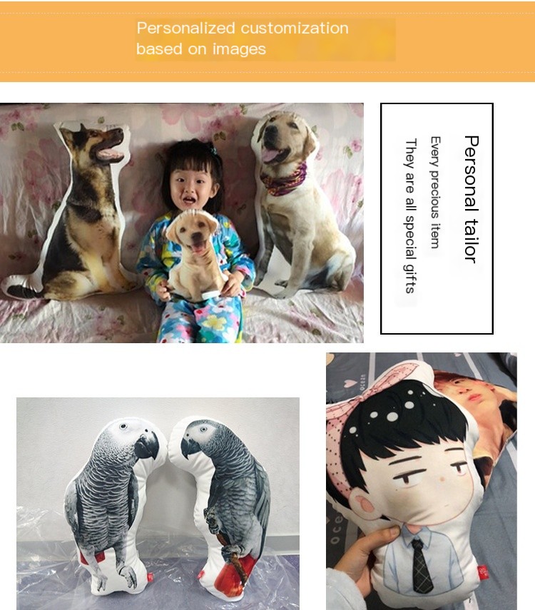 Cute Pet Shaped Pillow 3