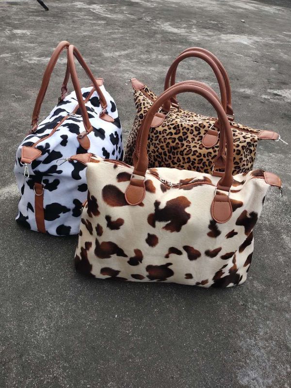 Leopard Print Travel Bag