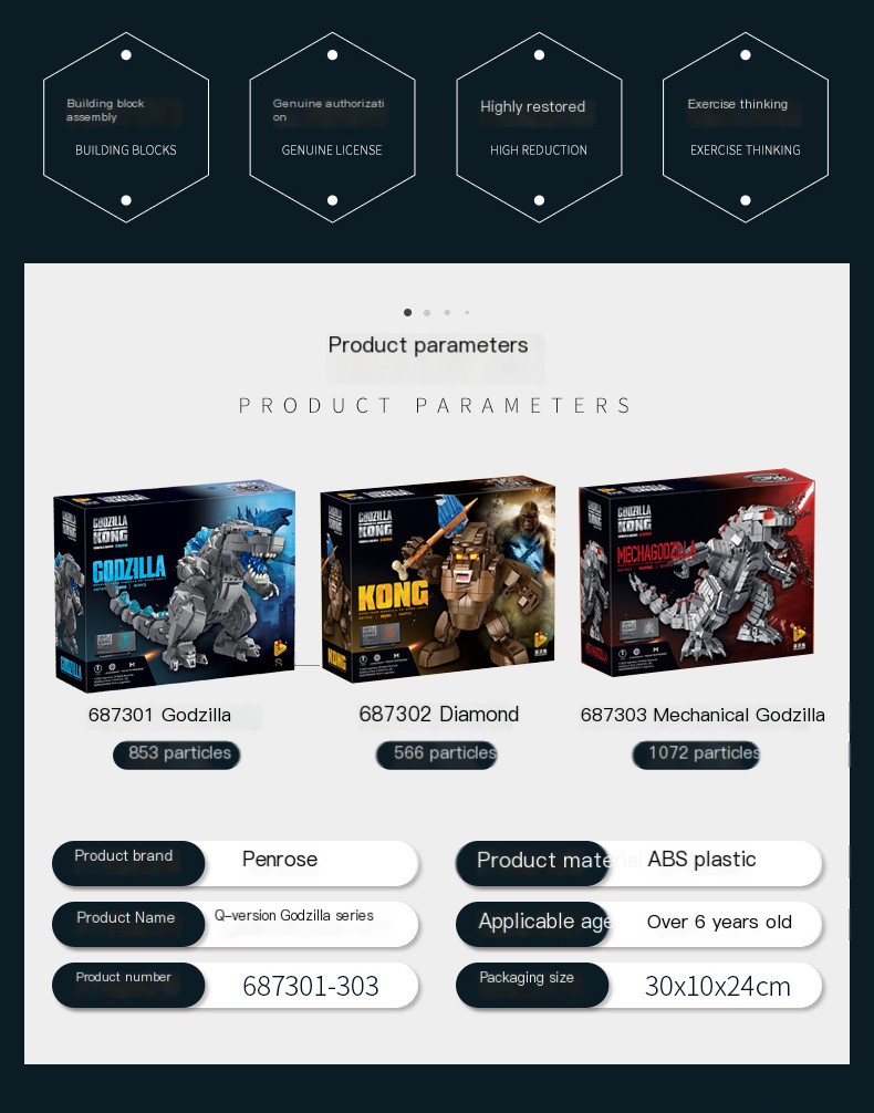 Godzilla vs King Kong Model Kit