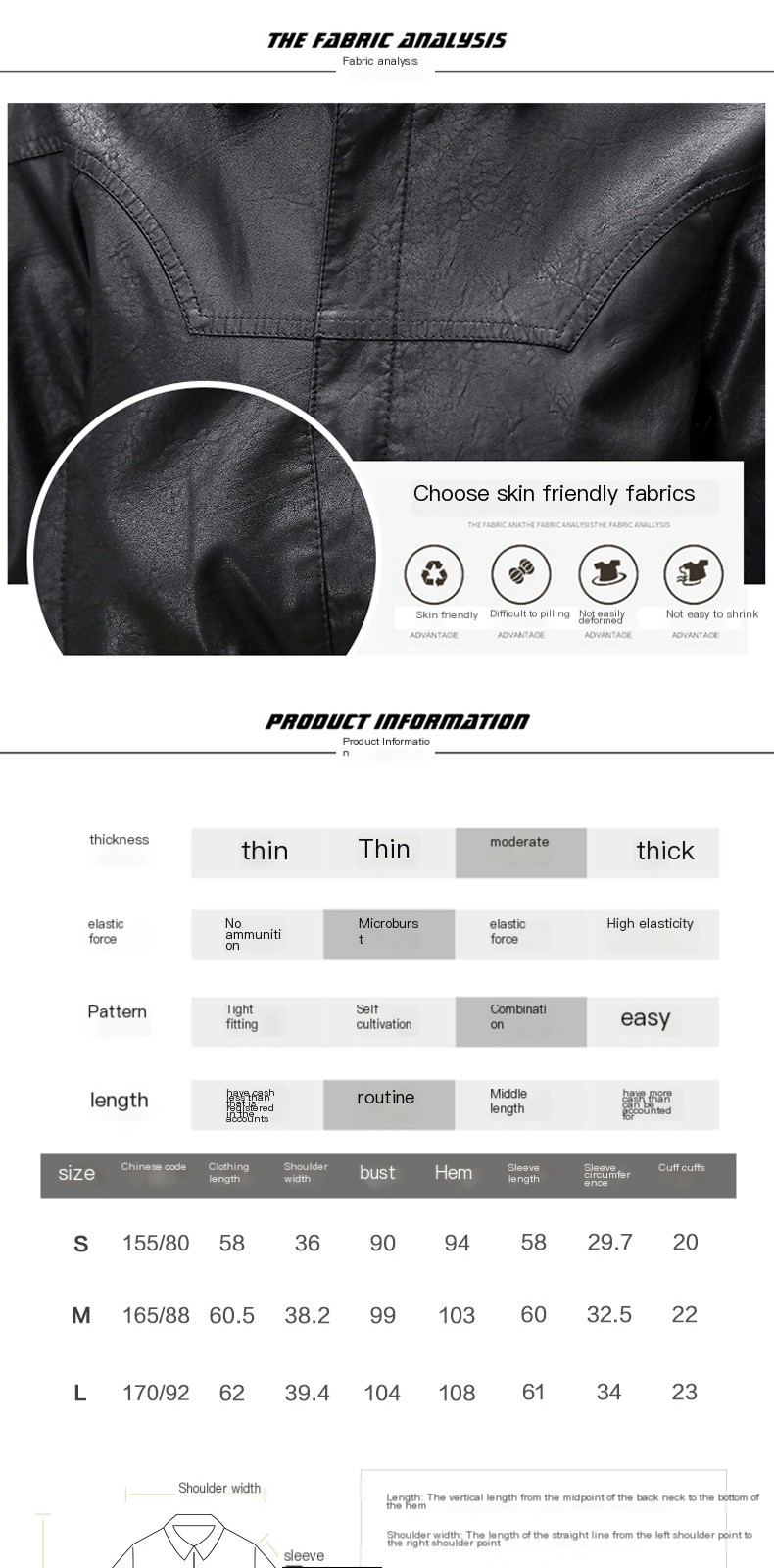 WOLFF,, Women's faux leather jacket with long sleeves