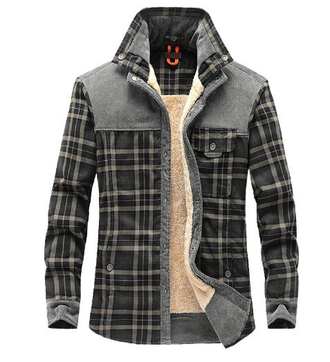 Plaid Shirt Jacket Image 9