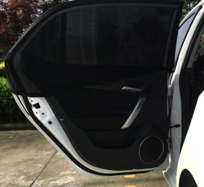 Installation of Black Mesh Side Window Sunshade