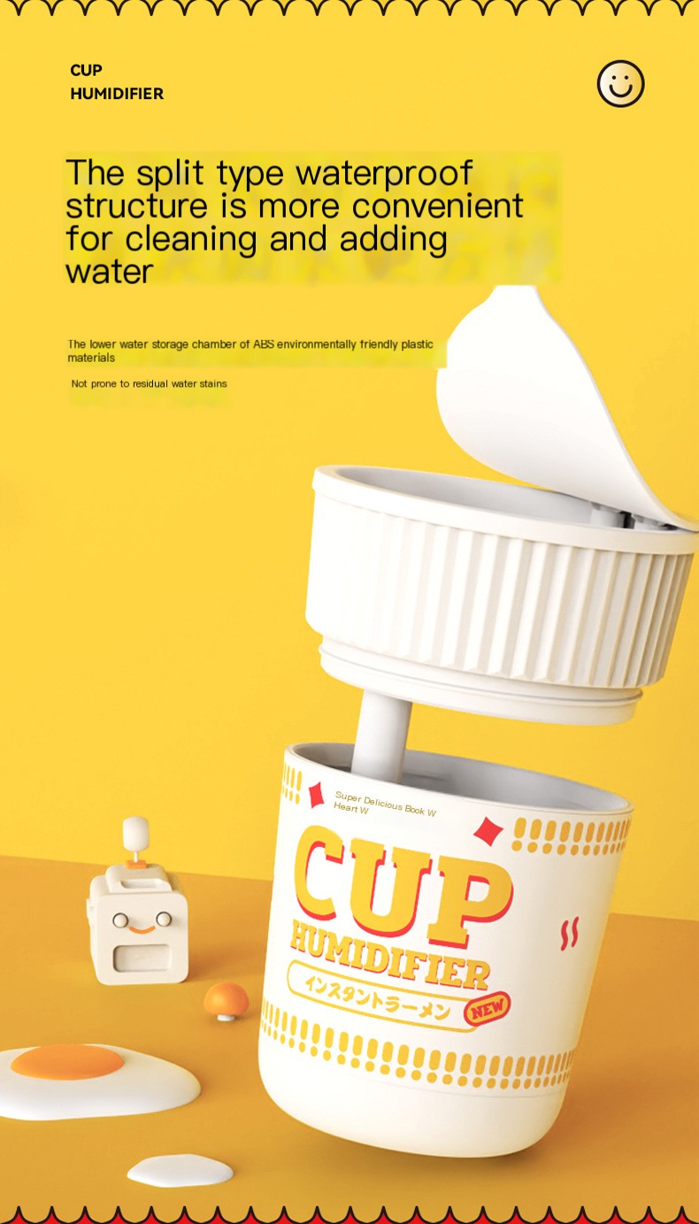 Available Colors of Cup Noodle Humidifier