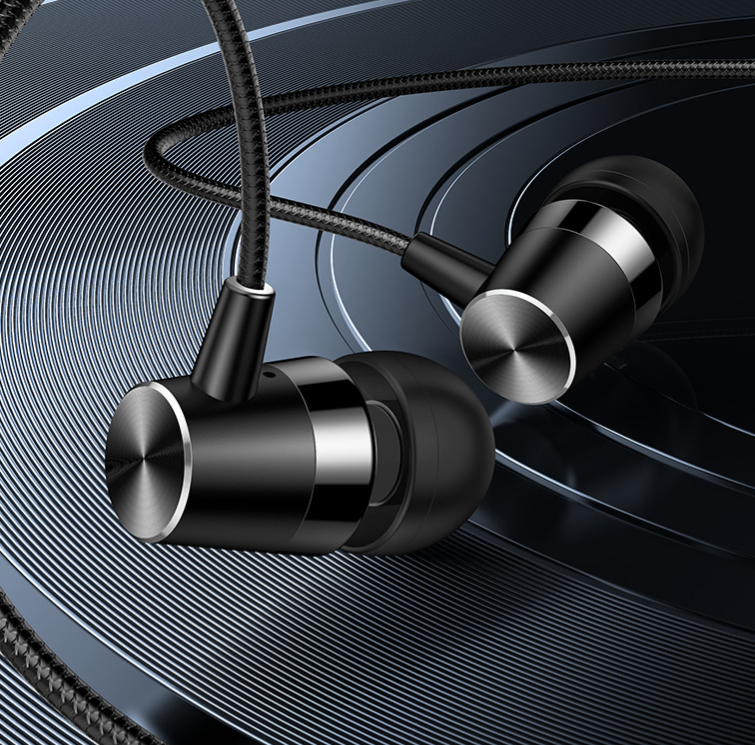 Wired In-Ear Headphones White 3.5mm
