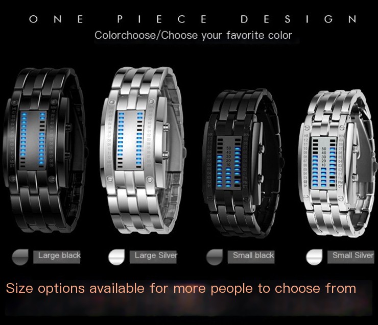 Fashionable LED Waterproof Watch 1