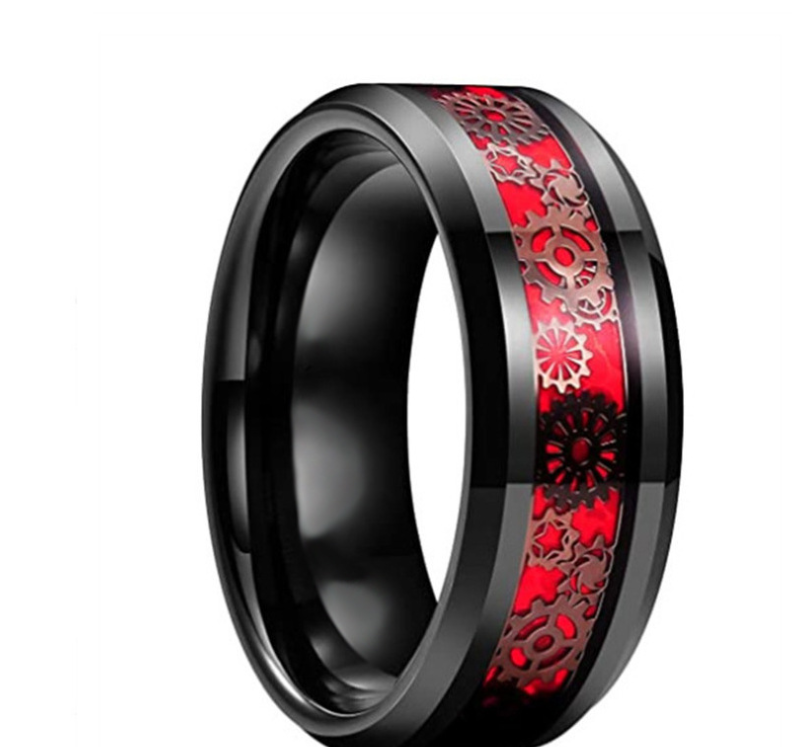 Valentine's Day Handmade Diamond Ornate Geometric 3D Band Ring