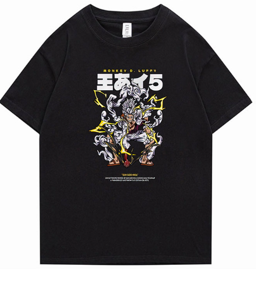 Luffy Black Tee