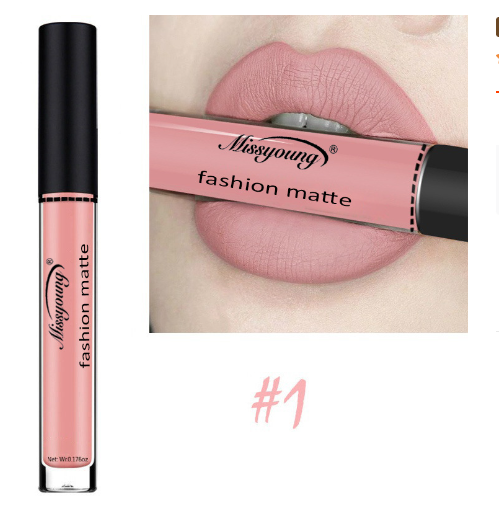 New brand makeup matte lipstick brown nude chocolate color lipstick image