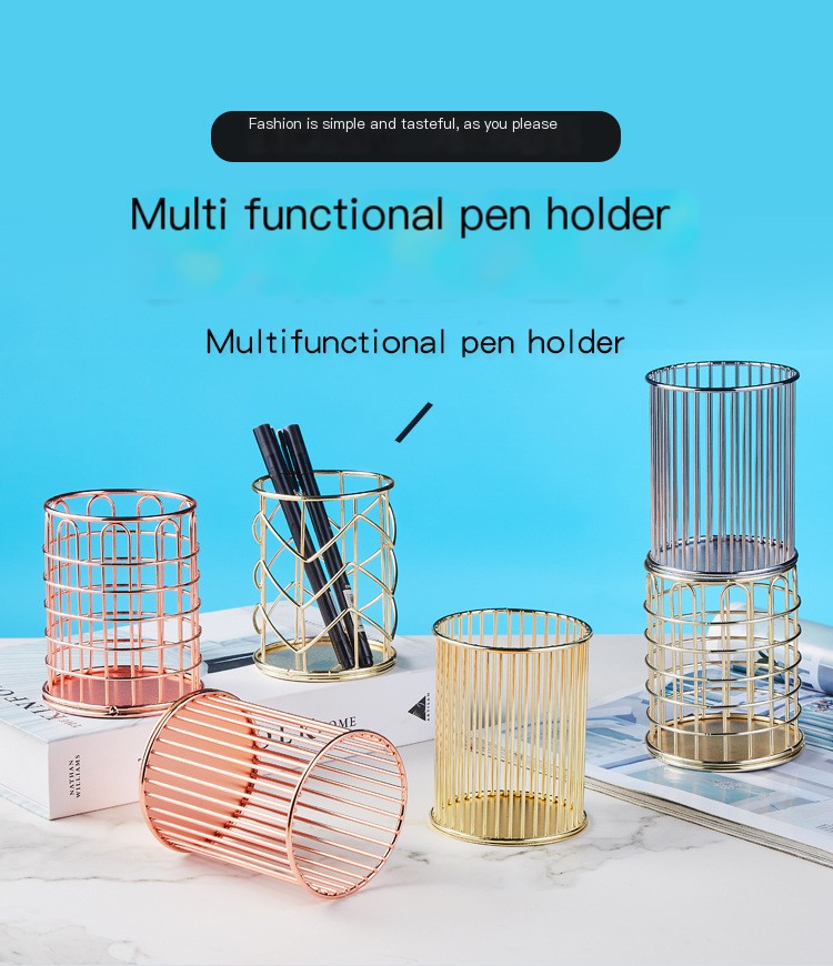 Nordic Style Metal Pen Holder