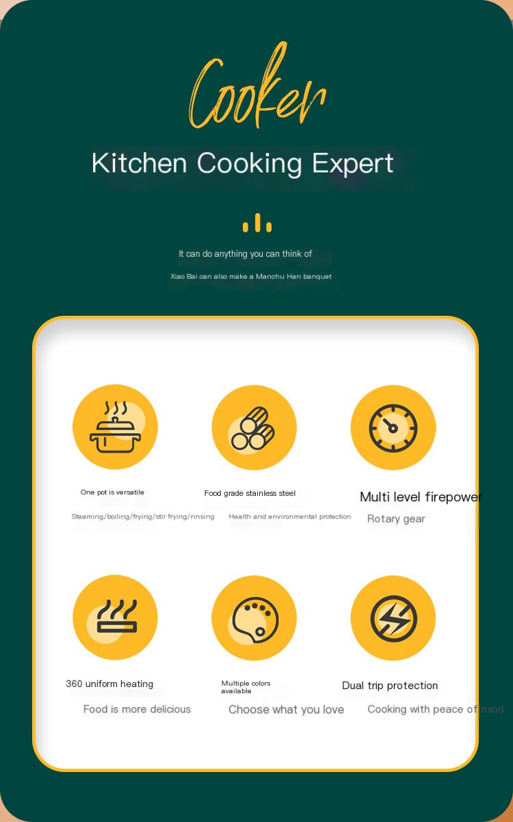 Portable Electric Cooking Pot 3