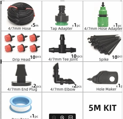 Drip Head Configuration