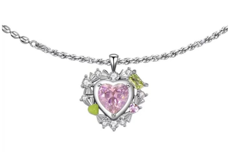 Heart-shaped Necklace with Photo