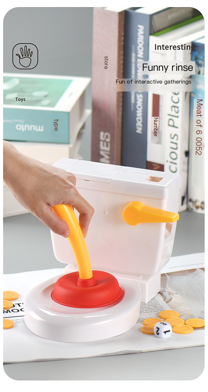 Flushing Toilet Trick Toy Image 1