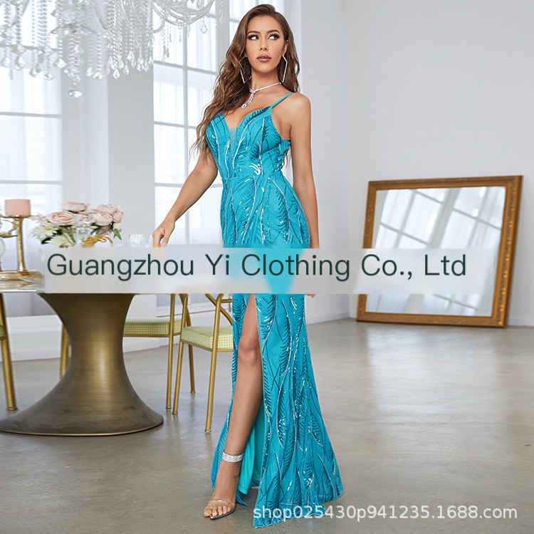 Embroidered Tulle Evening Dress Image 4