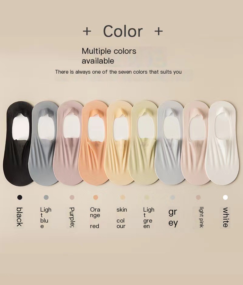 Invisible and Breathable Socks