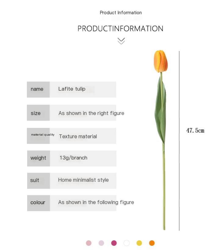 Single Branch Tulip Arrangement