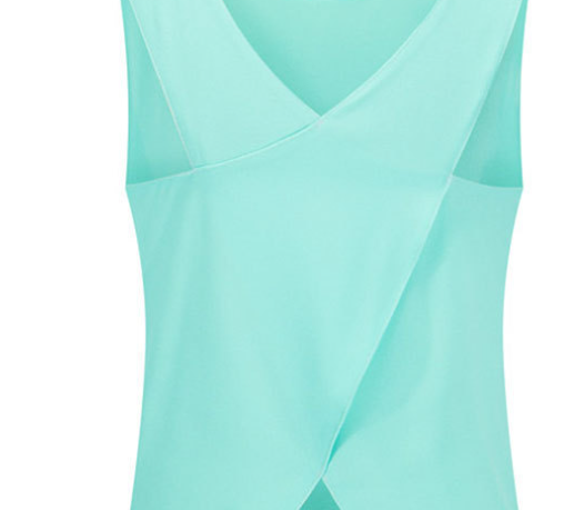 Halter Top Chiffon Vest Image 8